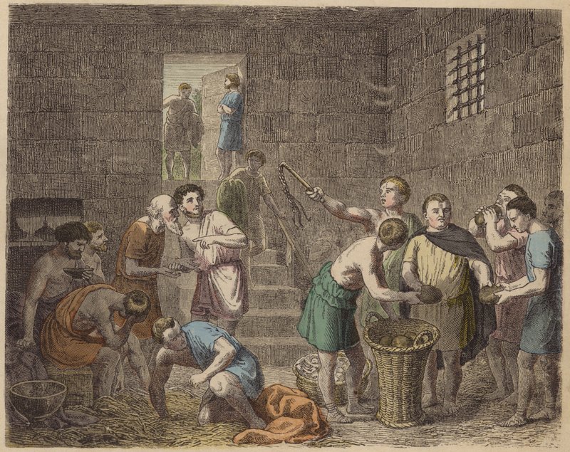 Slaver i det gamle Roma av German School