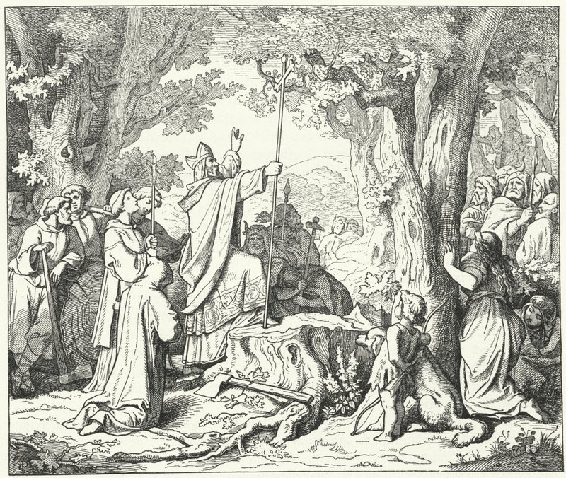 St Bonifatius feller Donar