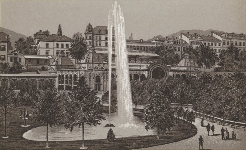 Stadtpark (litho) av German School