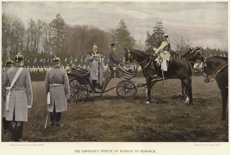 Keiserne hyller Bismarck av German School