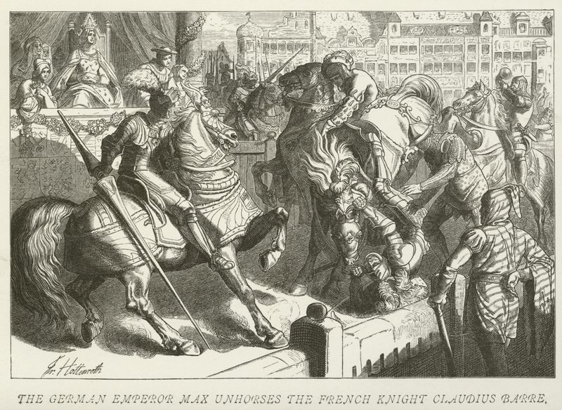 Den tyske keiseren Max løsner den franske ridderen Claudius Barre av German School