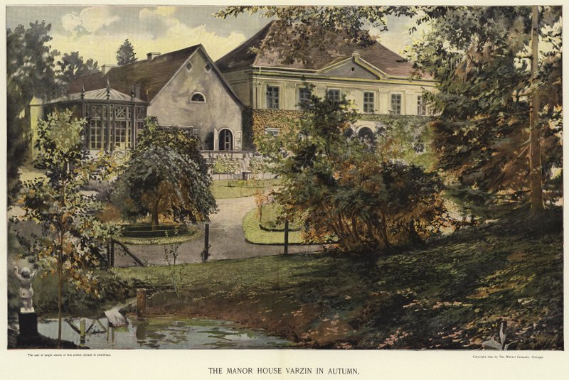 Herregården Varzin om høsten av German School