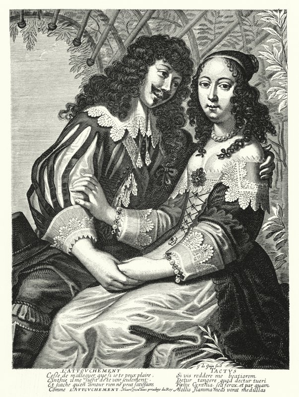 De nygifte (gravering) av German School