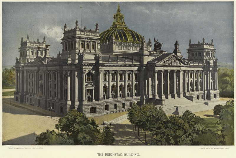 Riksdagsbygningen i Berlin av German School