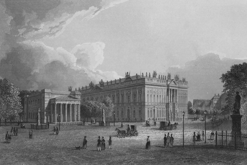 The Royal Guardhouse and the Armoury, Berlin (stålgravering) av German School