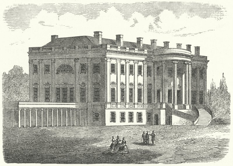 Det hvite hus, Washington DC (gravering) av German School