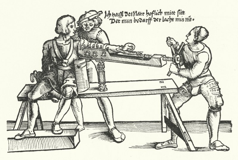 Behandle en soldat med en såret arm (gravering) av German School