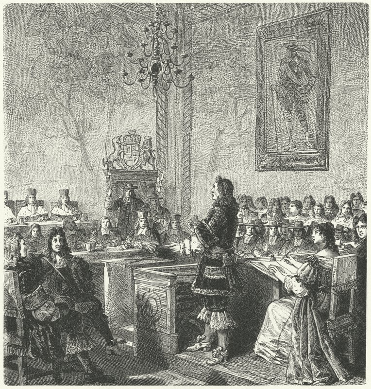 Rettssak mot William Russell, Lord Russell, for forræderi mot kong Charles II av German School
