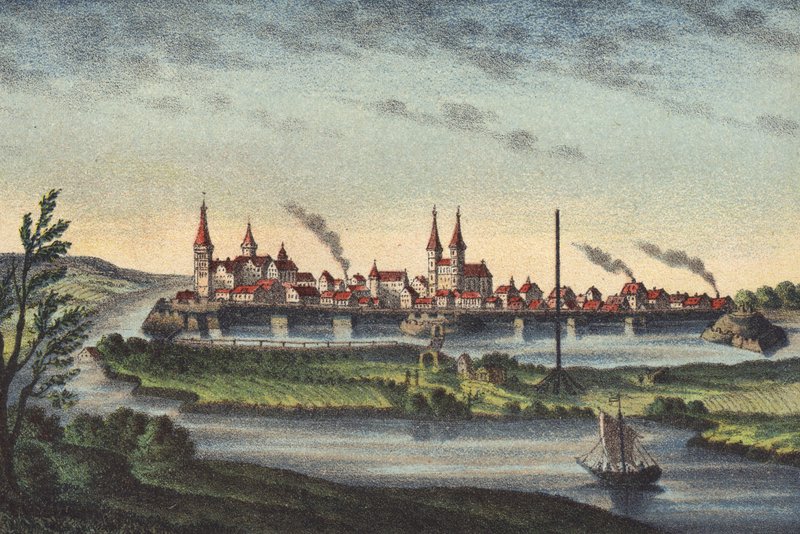 Wittenberg, hovedstaden i Chur-Sachsen, ved elven Elbe, 1546 av German School