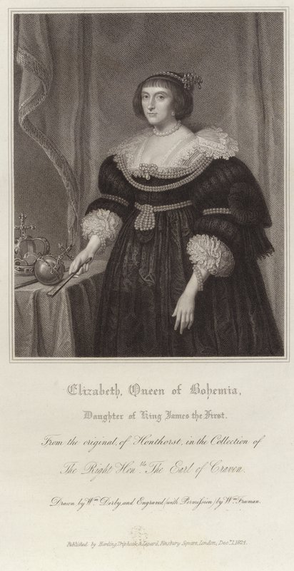 Elizabeth, dronning av Böhmen av Gerrit van Honthorst