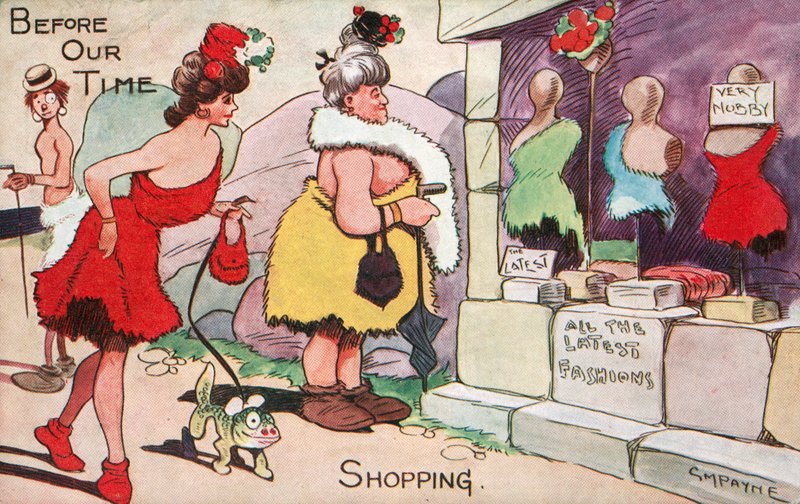 Før vår tid (farge litho) av Gilbert Morris Payne