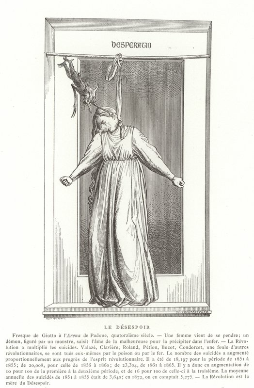 Desperasjon av Giotto di Bondone