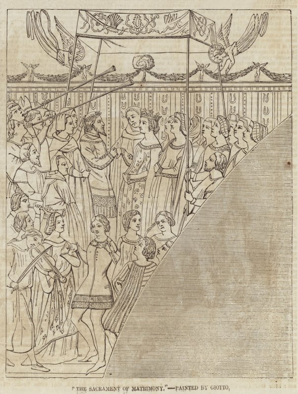 Ekteskapets sakrament av Giotto di Bondone