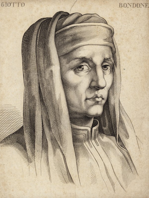Giotto di Bondone , italiensk maler og arkitekt av Giotto di Bondone