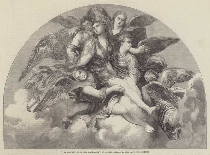 Magdalens antagelse av Giulio Romano