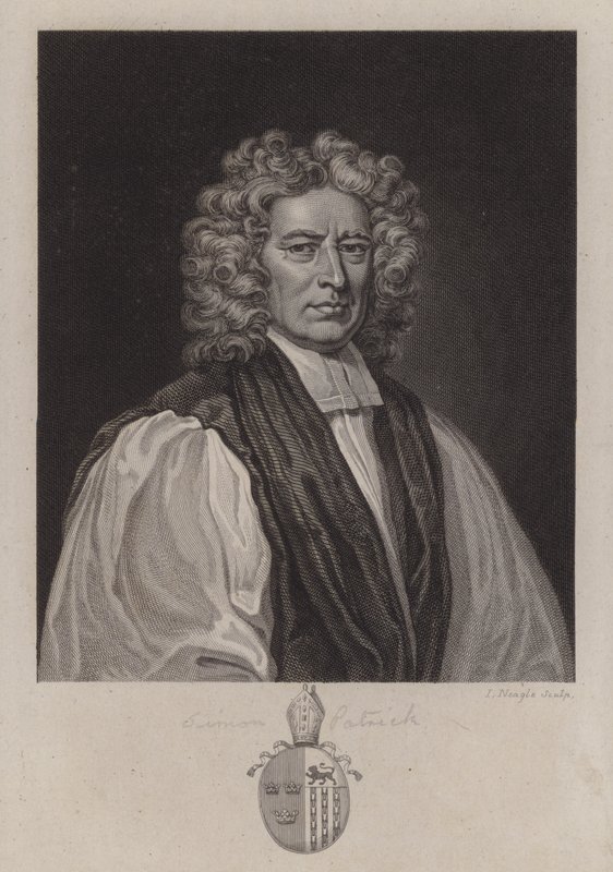 Simon Patrick, biskop av Ely (gravering) av Godfrey (after) Kneller