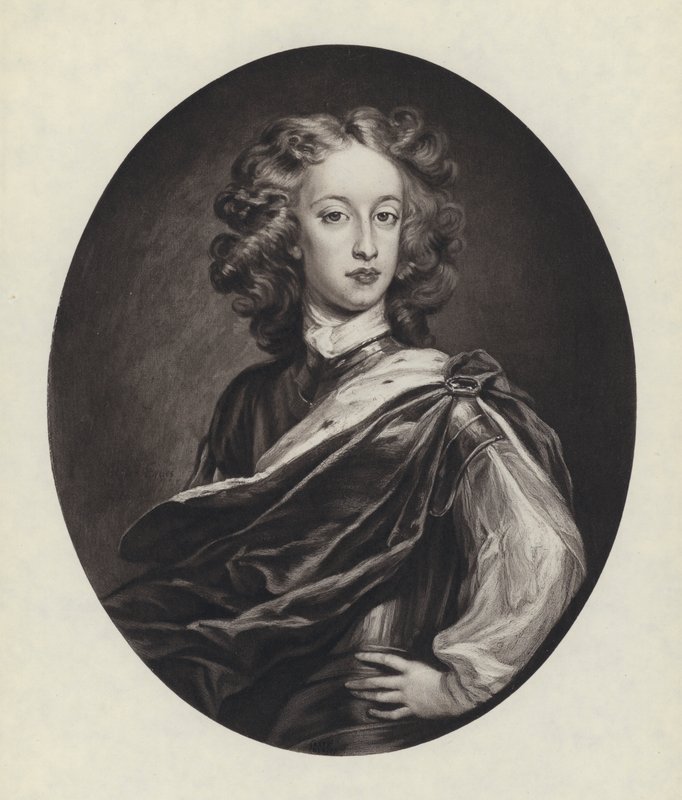 William, hertug av Gloucester, sønn av dronning Anne (litho) av Godfrey (after) Kneller