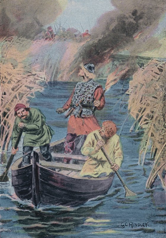 Herover setter Wake fyr på rusene av Godfrey C. Hindley