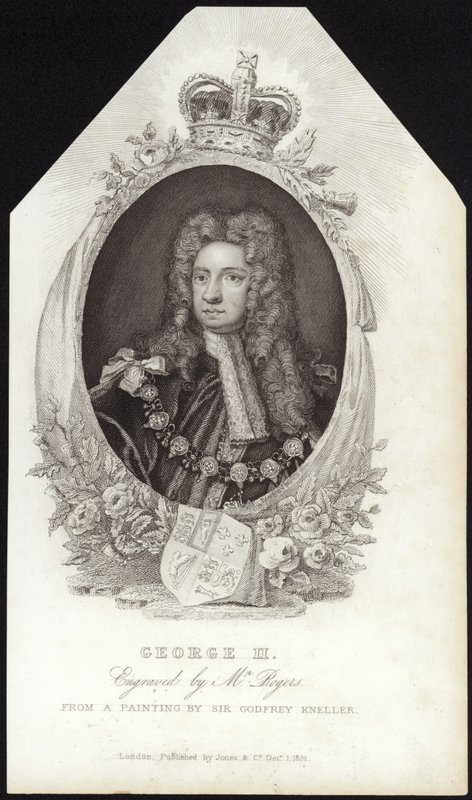 Kong George II av Storbritannia og Irland av Godfrey Kneller