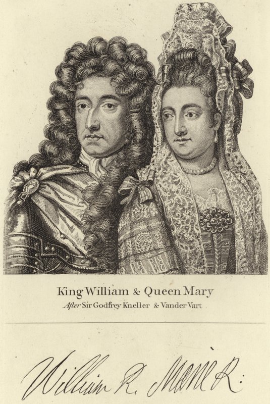Kong William og dronning Mary av Godfrey Kneller