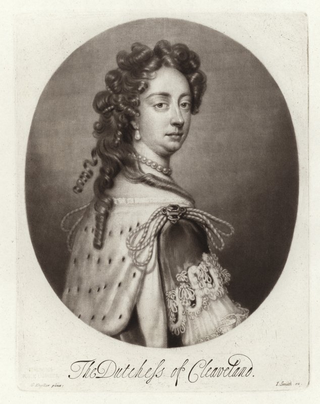 Portrett av Barbara Palmer, hertuginne av Cleveland av Godfrey Kneller