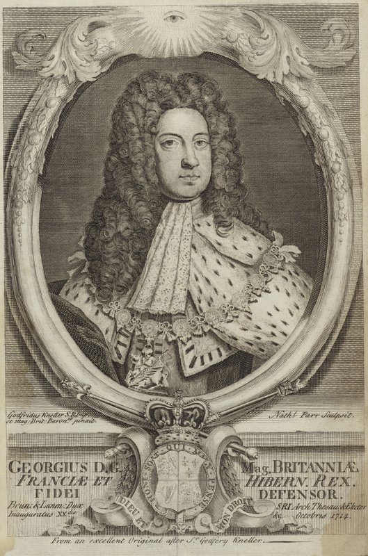Portrett av George I av Storbritannia av Irland av Godfrey Kneller