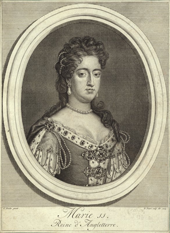 Portrett av dronning Mary II av England, Skottland og Irland av Godfrey Kneller