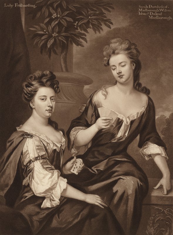 Sarah hertuginne av Marlborough og Lady Fitzharding av Godfrey Kneller