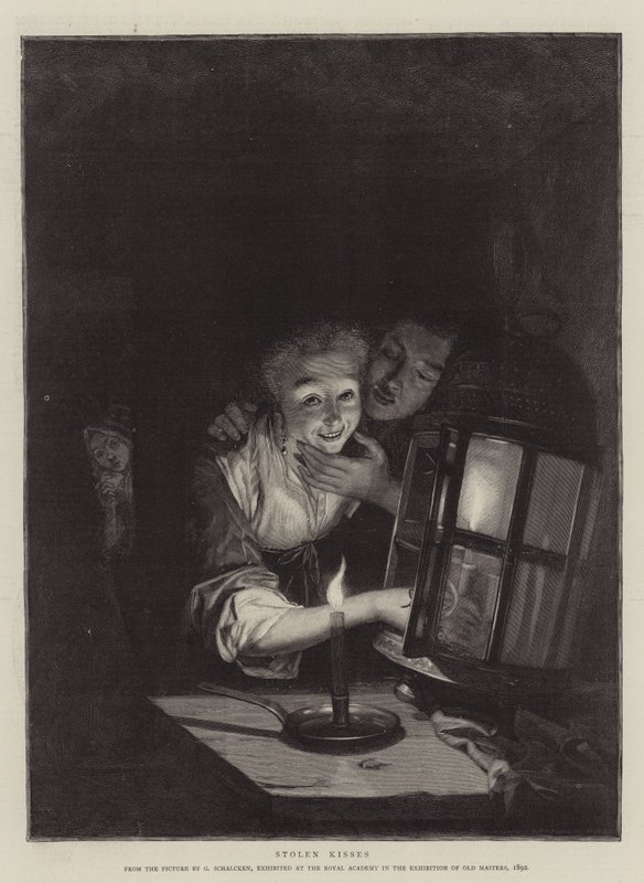 Stjålne kyss av Godfried Schalcken