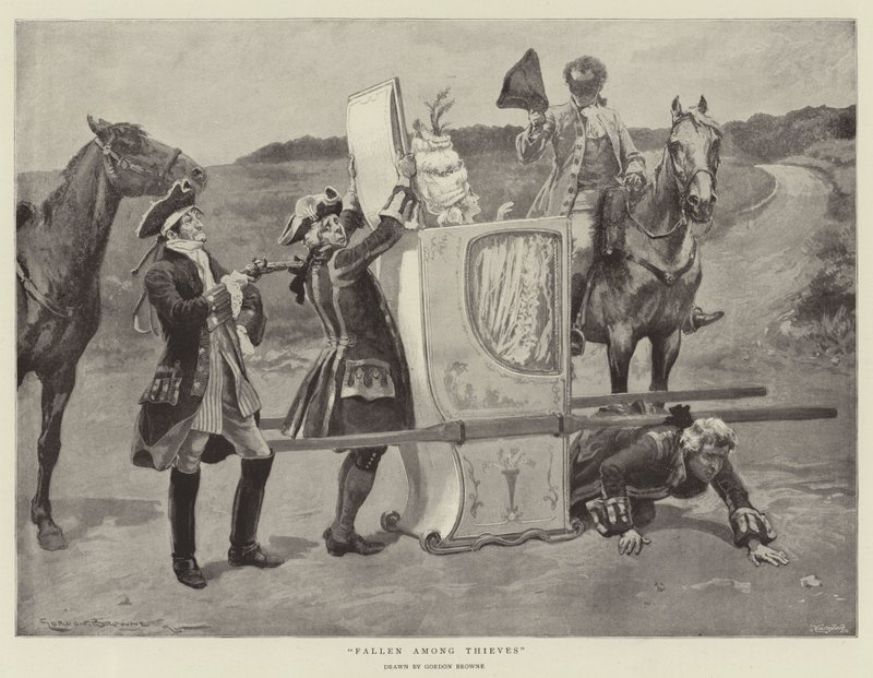 Falt blant tyver av Gordon Frederick Browne