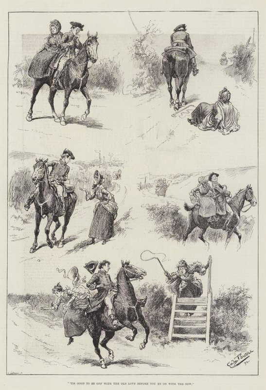 Det er godt å være av med den gamle kjærligheten før du fortsetter med den nye av Gordon Frederick Browne