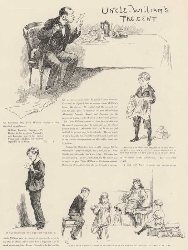 Onkel Williams gave, av Barry Pain av Gordon Frederick Browne