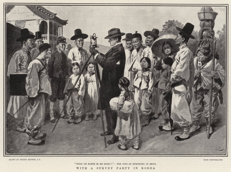 Med et undersøkelsesparti i Korea av Gordon Frederick Browne