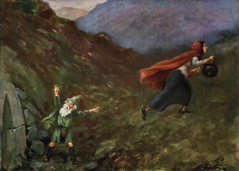 Illustrasjon for The Tale of the Cauldron av Gordon Frederick after Browne