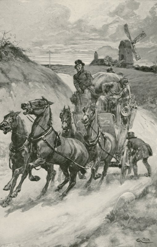 En scene-coach i gamle tider av Gordon Frederick Browne
