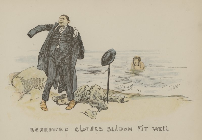 Lånte klær passer sjelden godt av Gordon Frederick Browne