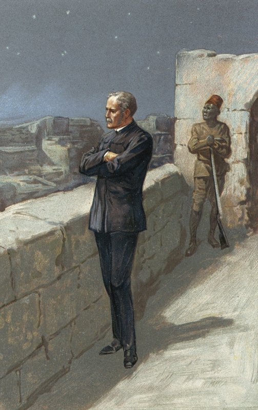General Gordon ved Khartoum, venter på hjelpen som aldri kom av Gordon Frederick Browne