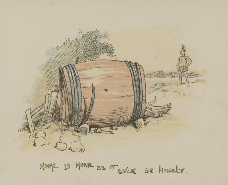 Hjemmet er hjemme, uansett om det er så hjemmekoselig av Gordon Frederick Browne