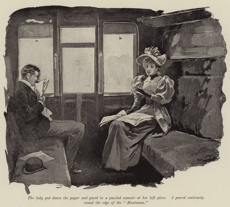 Illustrasjon for Bare en novelle, av Arthur Hughes av Gordon Frederick Browne