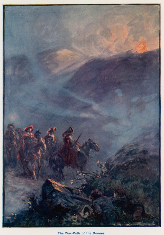 Illustrasjon for Lorna Doone av Gordon Frederick Browne