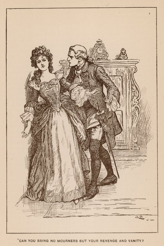 Illustrasjon for The History of Henry Esmond av Thackeray av Gordon Frederick Browne
