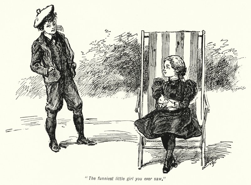 Illustrasjon for The Story of the Treasure Seekers av E Nesbit (litho) av Gordon Frederick Browne