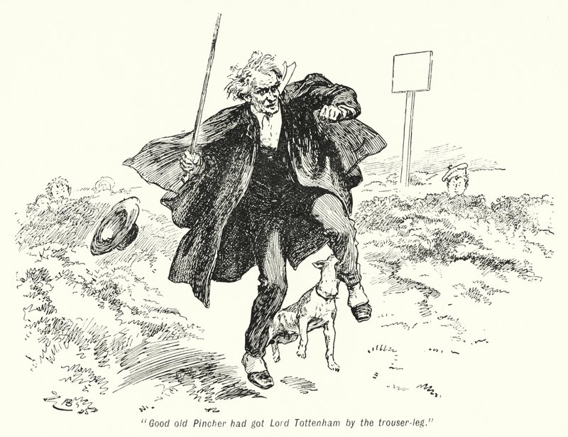 Illustrasjon for The Story of the Treasure Seekers av E Nesbit (litho) av Gordon Frederick Browne