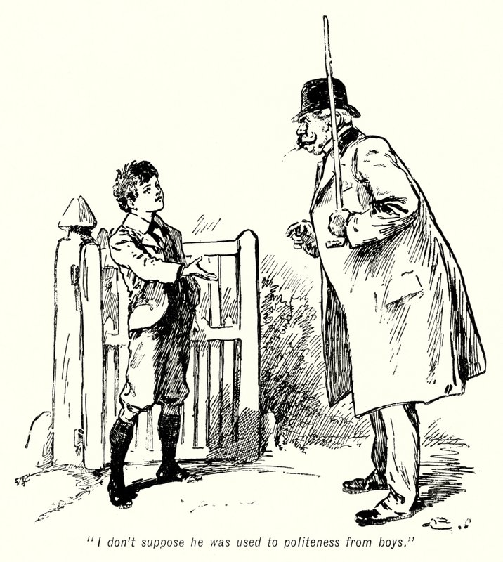 Illustrasjon for The Story of the Treasure Seekers av E Nesbit (litho) av Gordon Frederick Browne