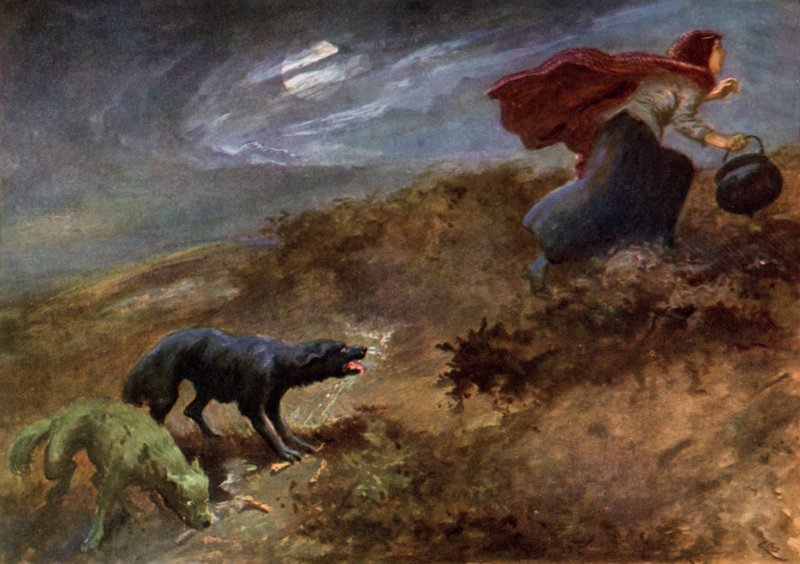 Illustrasjon for The Tale of the Cauldron av Gordon Frederick Browne