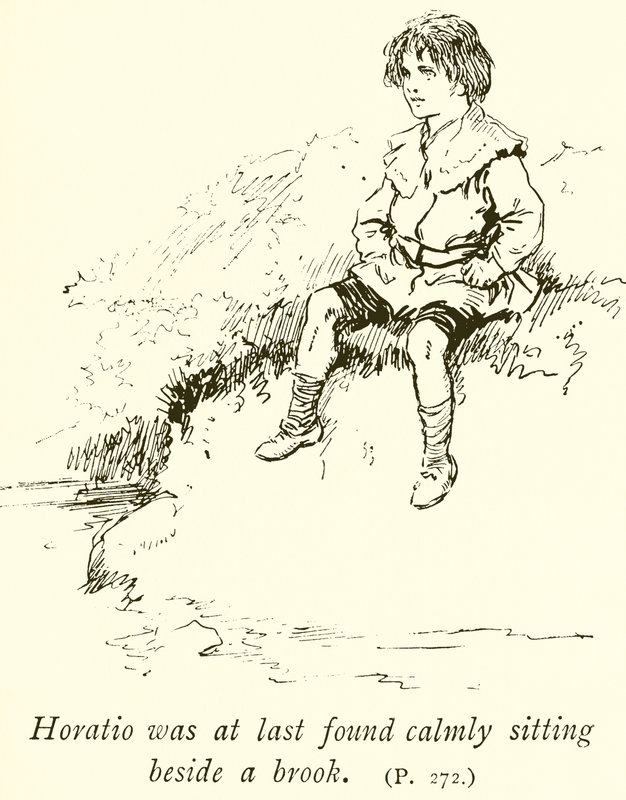 Nelson som gutt av Gordon Frederick Browne