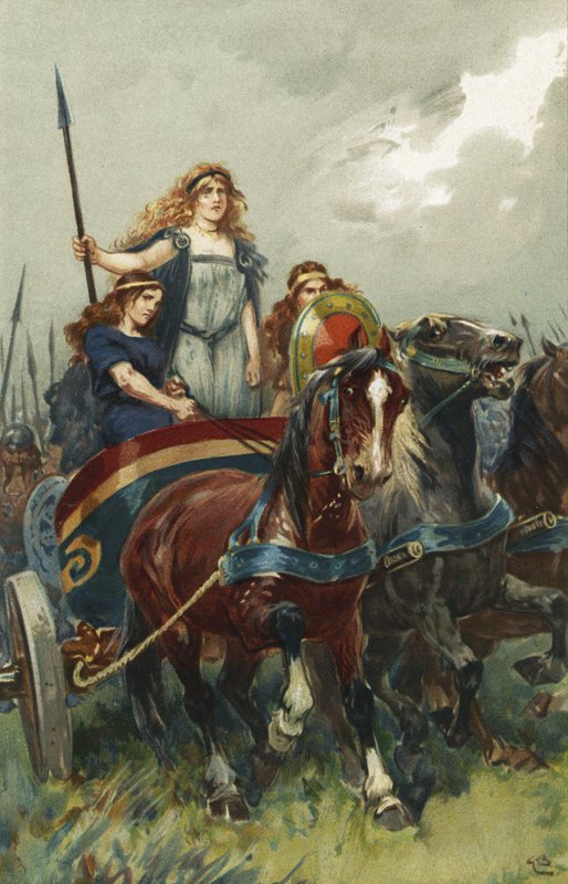 Dronning Boadicea av Gordon Frederick Browne