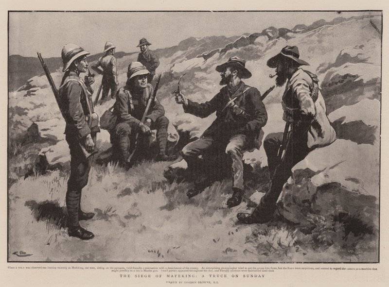 Beleiringen av Mafeking, en våpenhvile på søndag av Gordon Frederick Browne
