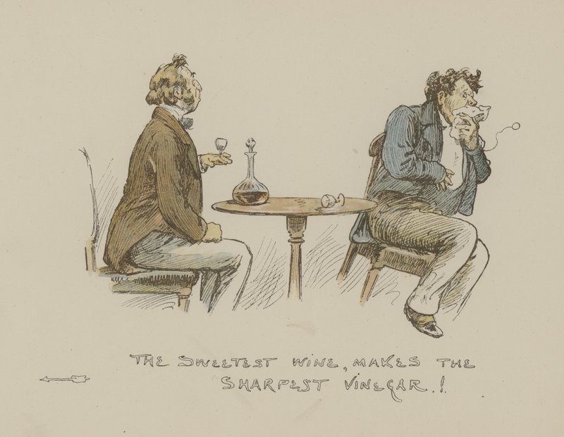 Den søteste vinen gjør den skarpeste eddiken av Gordon Frederick Browne