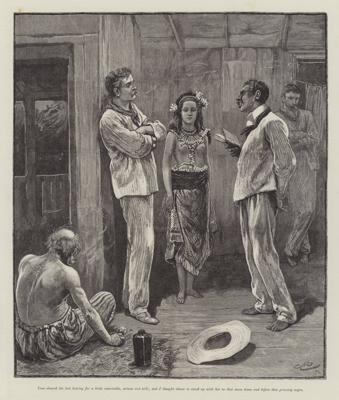 Uma, eller The Beach of Falesa, av Robert Louis Stevenson av Gordon Frederick Browne